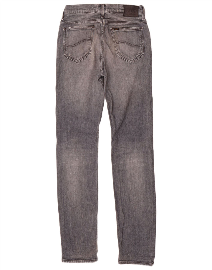 Lee Dame Rider Slim Jeans W28 L32 Grå Bomuld