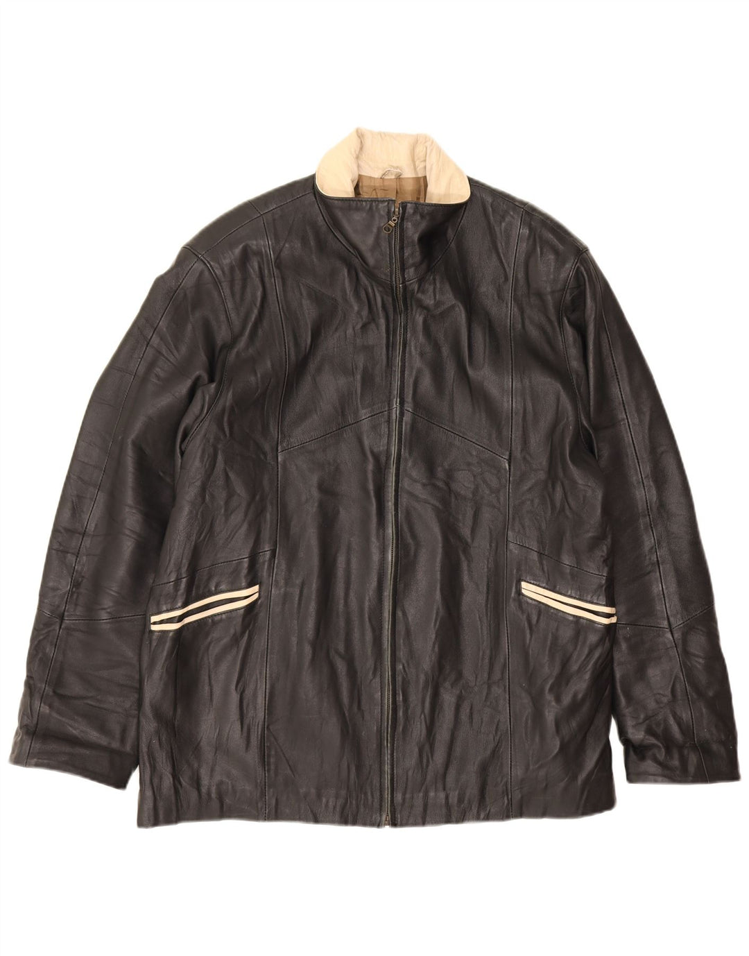 Vintage herre læderjakke UK 40 Large Black