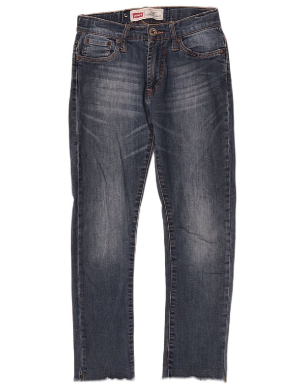 Levi's Boys 520 tilspidsede jeans 11-12 år W26 L26 blå bomuld