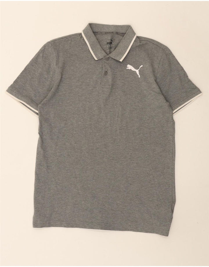 Puma herre poloshirt mellemgrå bomuld