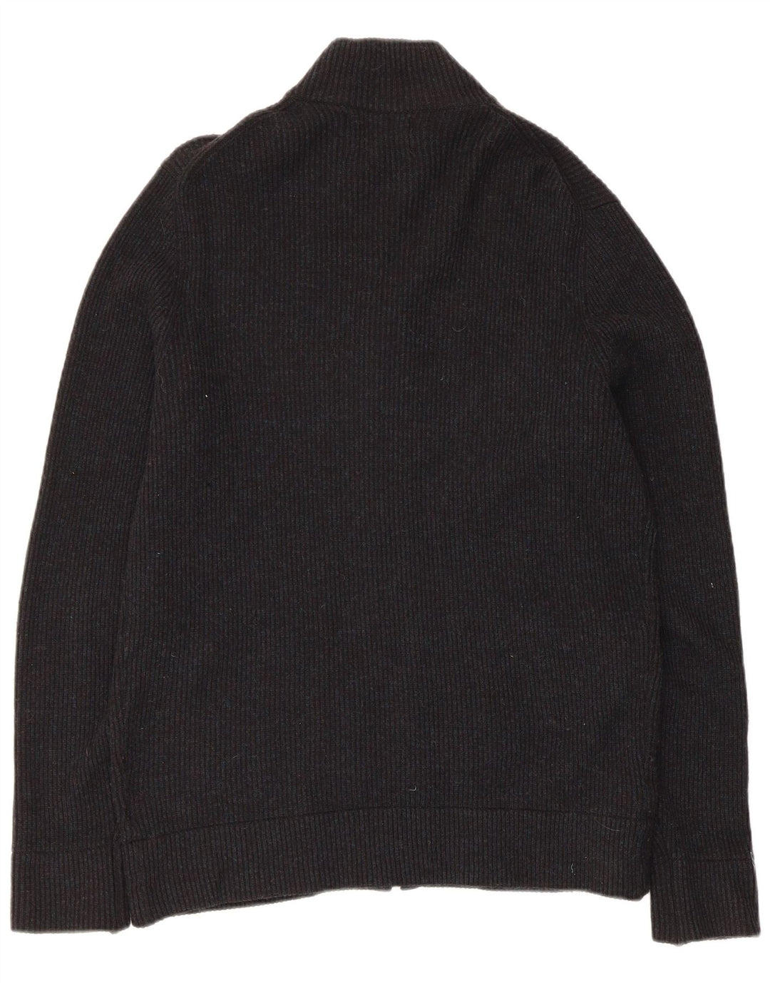 Marks & Spencer Herre Cardigan Sweater Medium Sort Uld