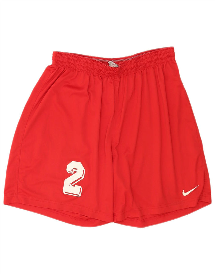 Nike Herre grafiske sportsshorts XL rød polyester