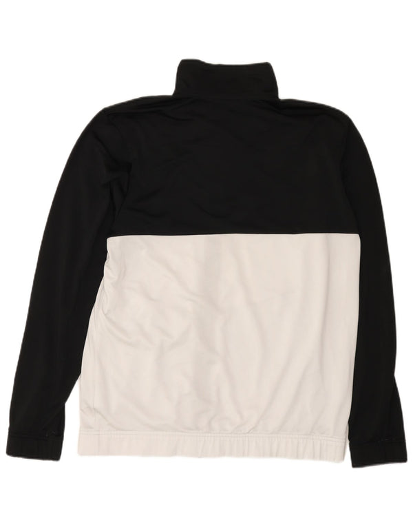 Adidas Grafisk træningsdragt til mænd, topjakke UK 42/44 Stor sort farveblok