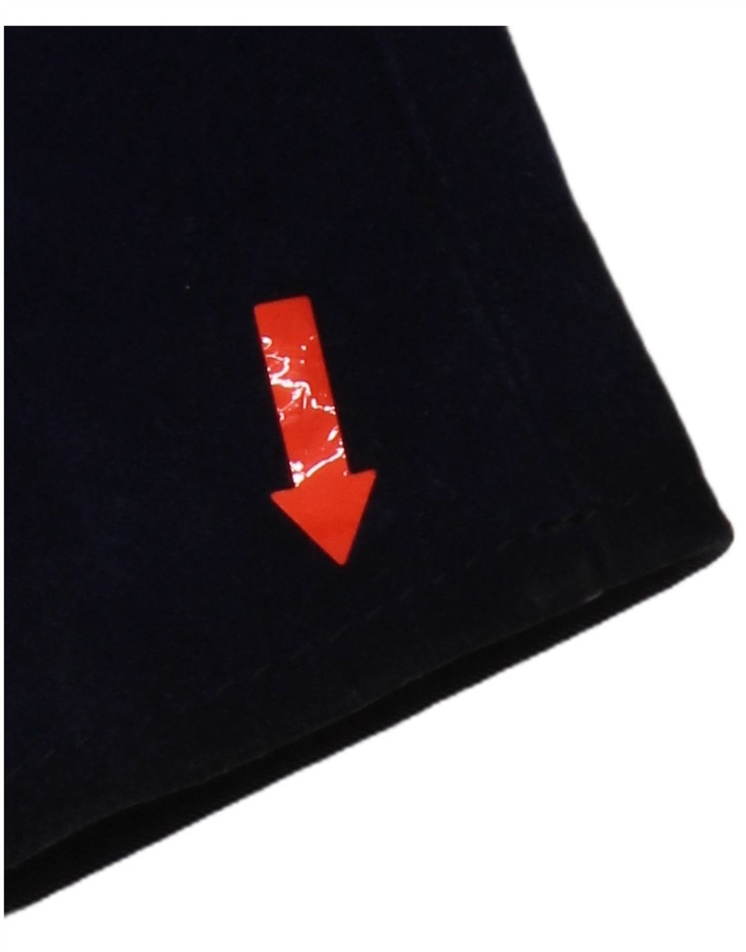 Vintage dame ruskindsjakke UK 12 Medium Navy Blue