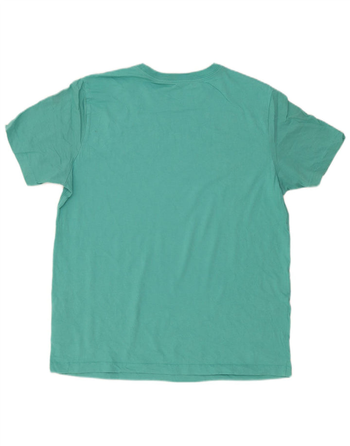 Jordan Herre Grafisk T-Shirt Top Stor Blå Bomuld