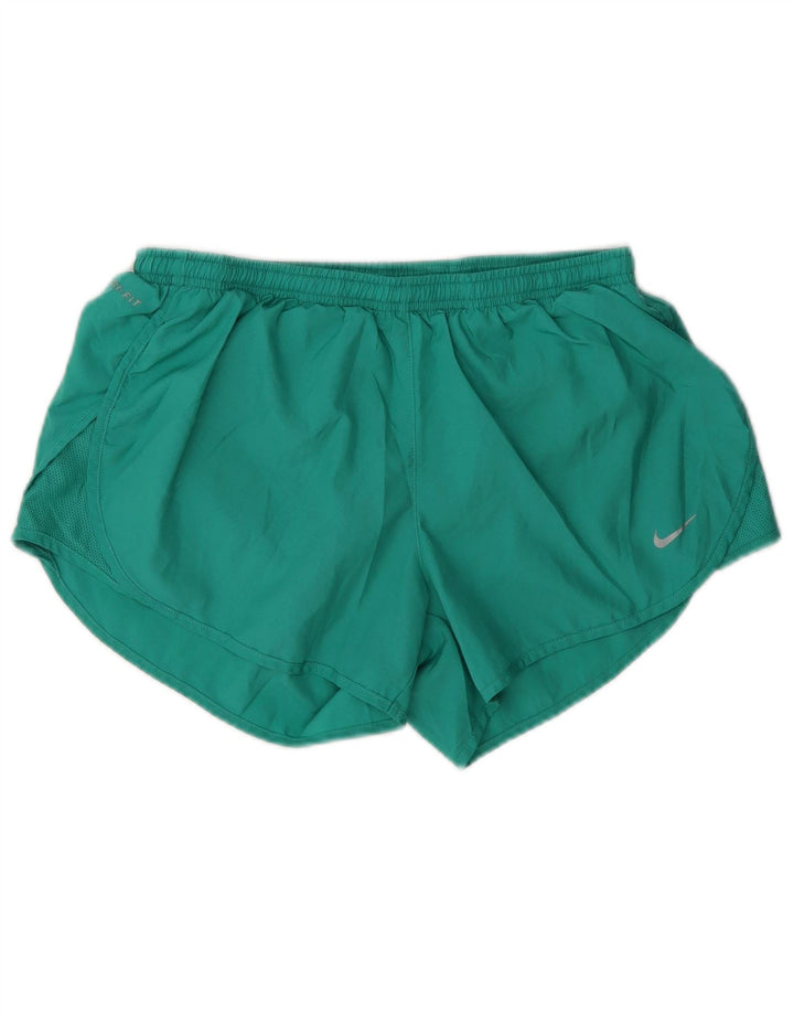 Nike Dame Dri Fit Sportshorts UK 12 Medium Green