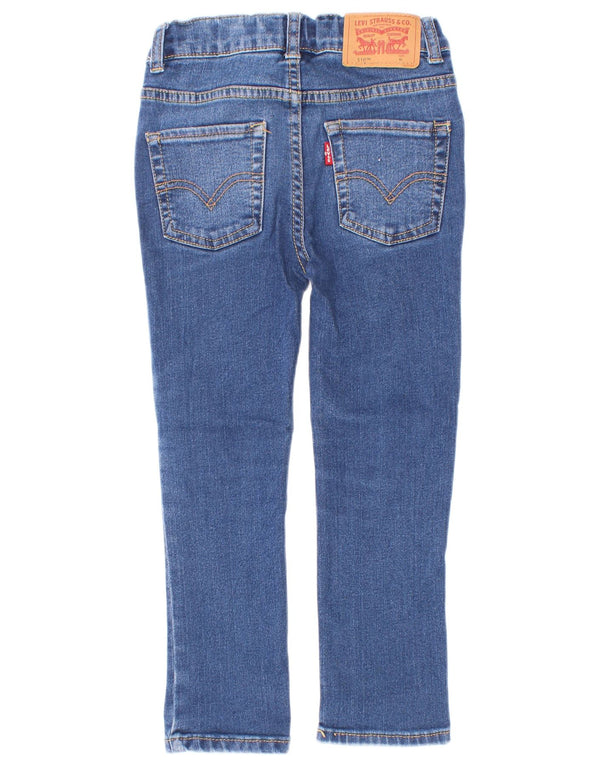 Levi's Boys Skinny Jeans 3-4 år W22 L17 Blå Bomuld