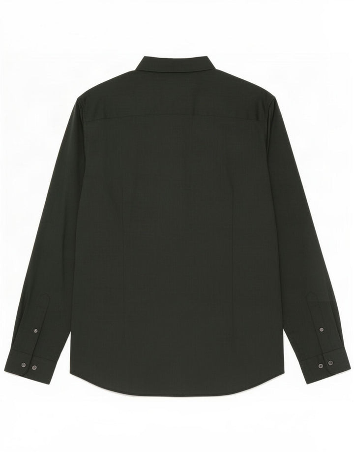 Jack & Jones Slim Skjorte til mænd Large Khaki Cotton