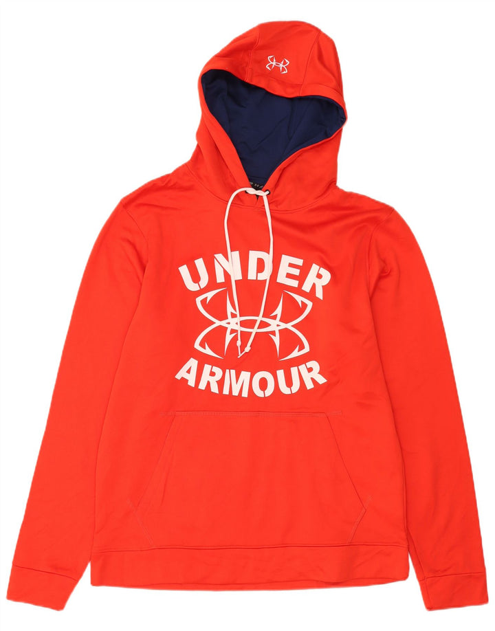 Under Armour Herre grafisk hættetrøje Jumper Large Rød Polyester