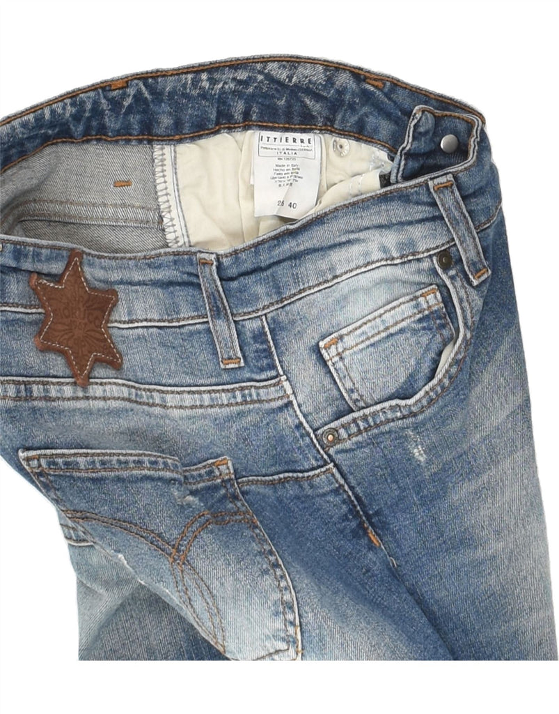 FIORUCCI Womens Slim Jeans W26 L28  Blue Cotton | Vintage Fiorucci | Thrift | Second-Hand Fiorucci | Used Clothing | Messina Hembry 