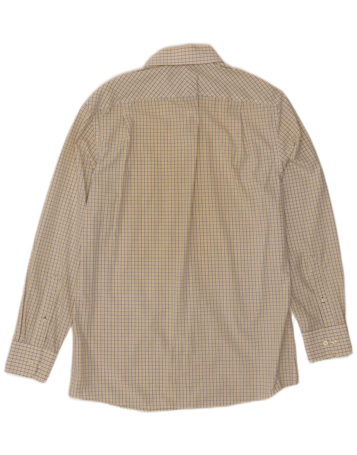 Tommy Hilfiger Herre Slim Fit Skjorte Størrelse 15 1/2 Medium Hvid Gingham
