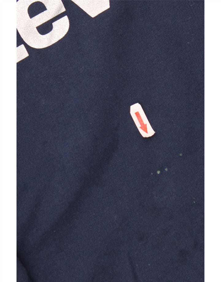 Levi's Grafisk sweatshirt til mænd, stor marineblå bomuld