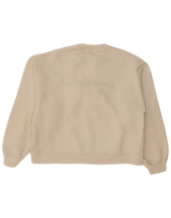 Zara Girls Sweatshirt Jumper 13-14 år Off White Bomuld
