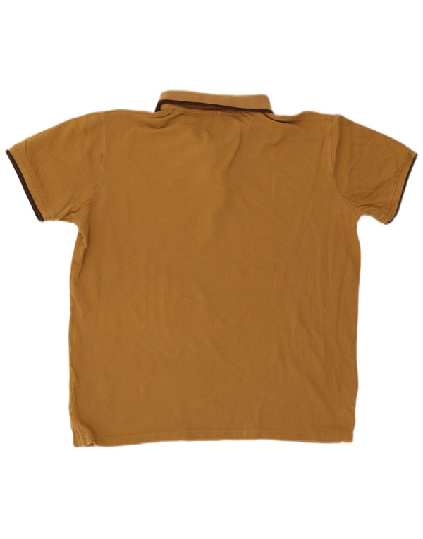 Carrera Mens Polo Shirt Large Brown Striped
