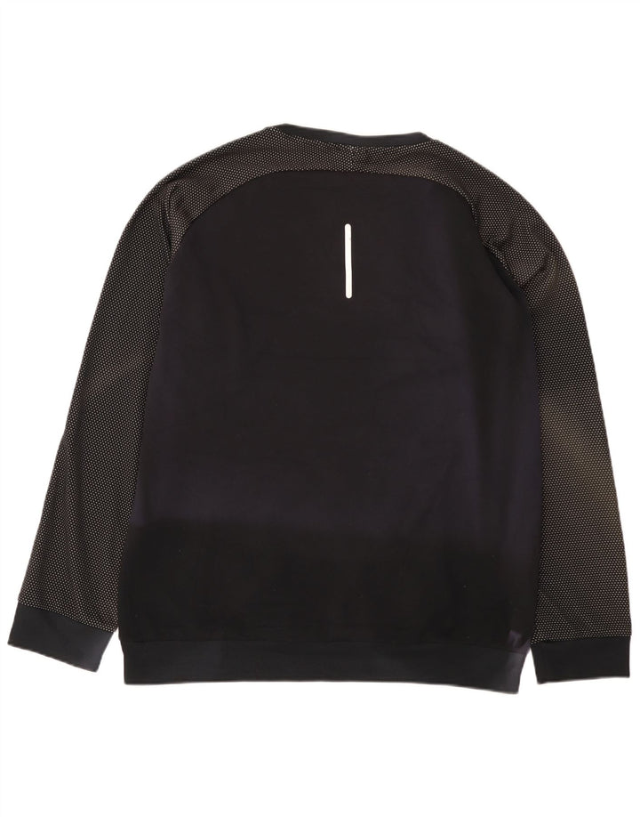 Oakley Herre Sweatshirt Jumper XL Sort Plettet