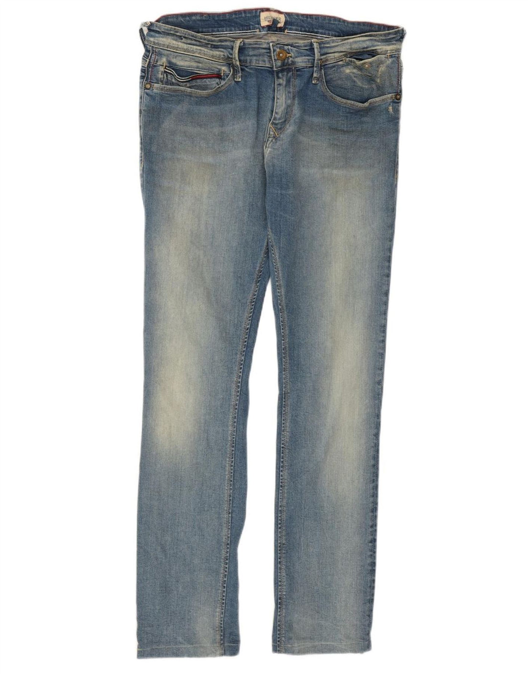 Tommy Hilfiger Dame Slim Jeans W33 L29 Blå Bomuld