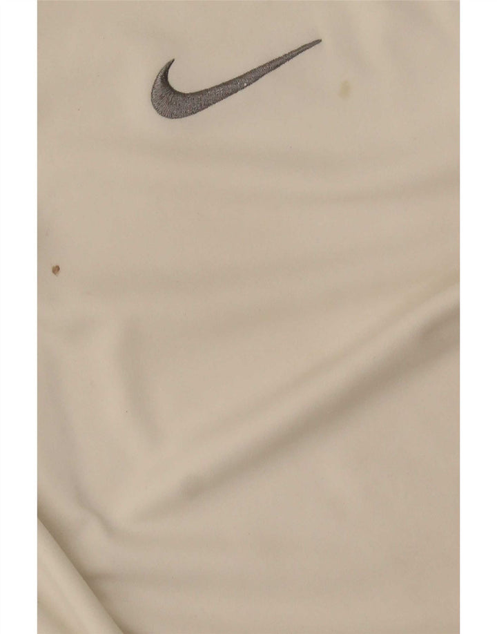Nike T-shirt top til mænd, stor hvid polyester