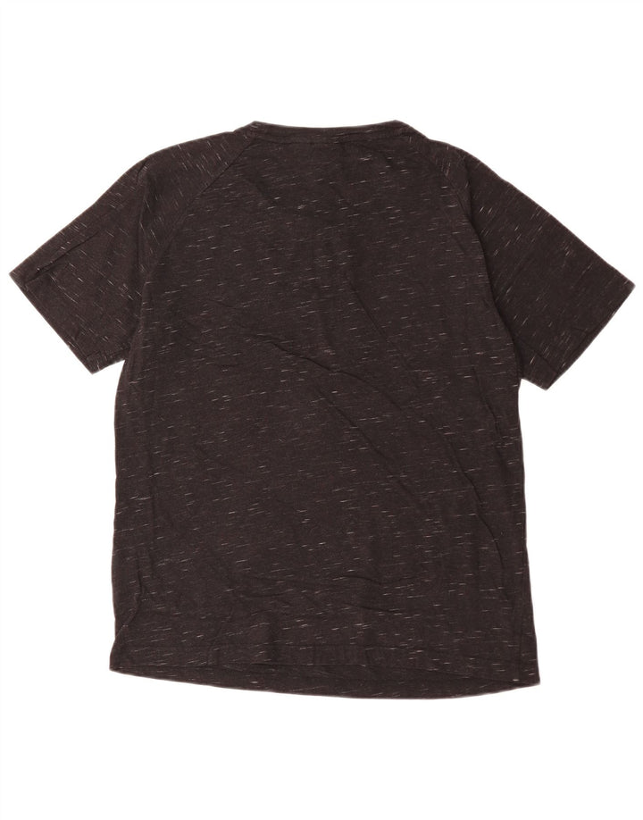 PUMA Herre T-shirt Top Medium Sort Flecked Bomuld