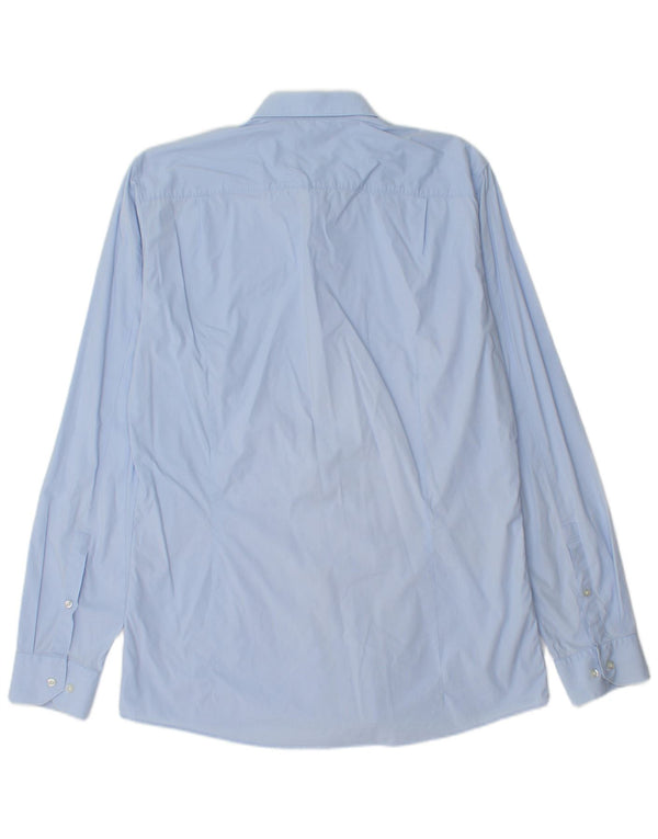 Hugo Boss herre Slim Fit skjorte XL blå bomuld