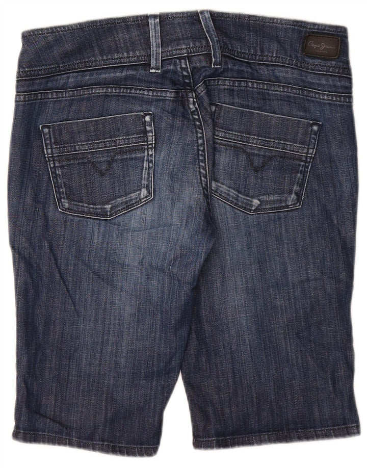 PEPE Jeans Dame Denim Shorts W31 Medium Navy Blue Bomuld
