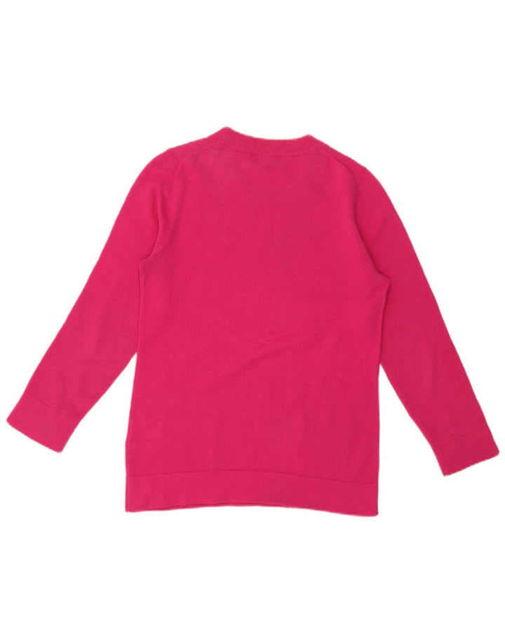 Jaeger Dame sweater med rund hals DK 10 Lille Pink Uld