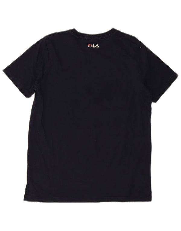 Fila drenge grafisk t-shirt top 11-12 år marineblå