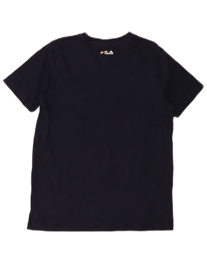 Fila drenge grafisk t-shirt top 11-12 år marineblå