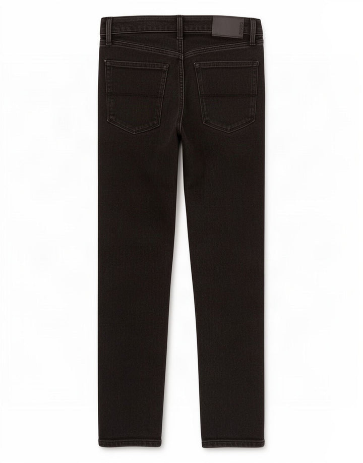 Marks & Spencer Dame Slim Jeans W30 L29 Sort Bomuld