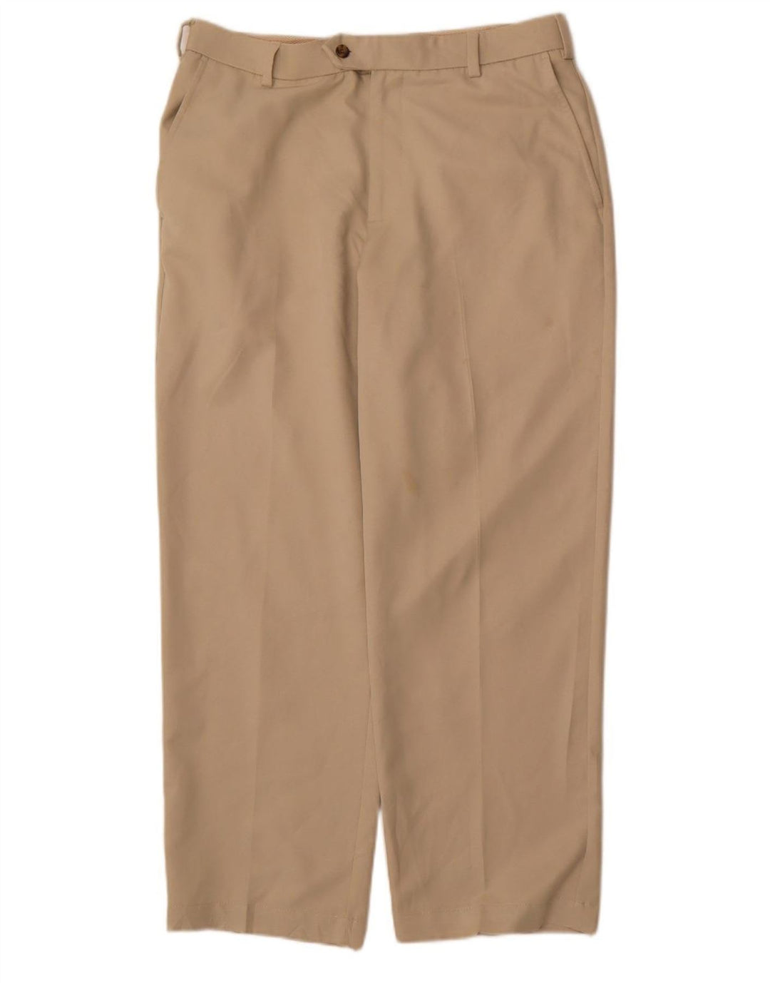IZOD Mens Golf Straight Chino Trousers W34 L30 Beige