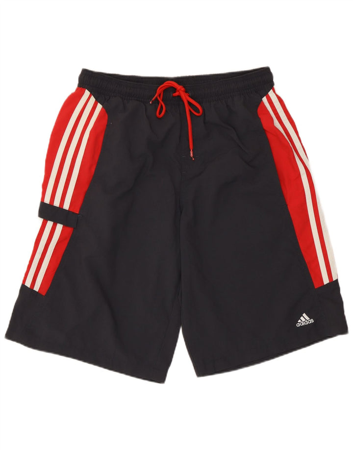 Adidas Badeshorts til mænd Medium Sort Colourblock Polyester