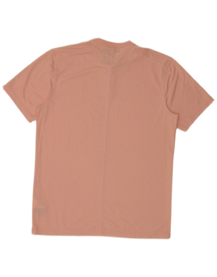 Nike Herre Dri Fit T-shirt Top Medium Pink Polyester