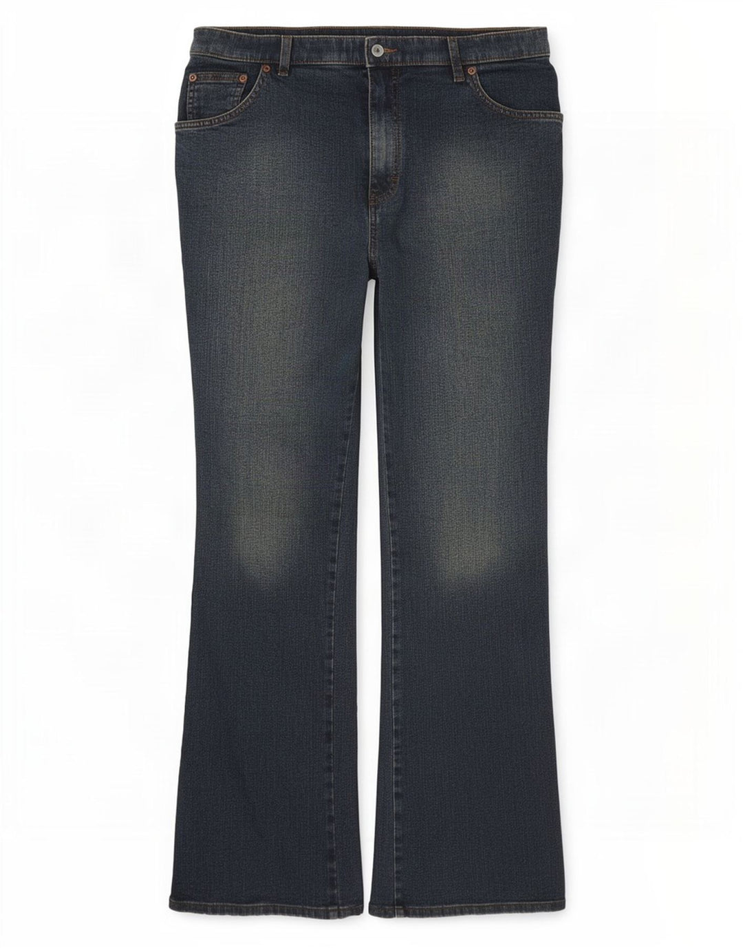 Marks & Spencer Dame Bootcut Jeans UK 16 Large W34 L31 Blue Cotton