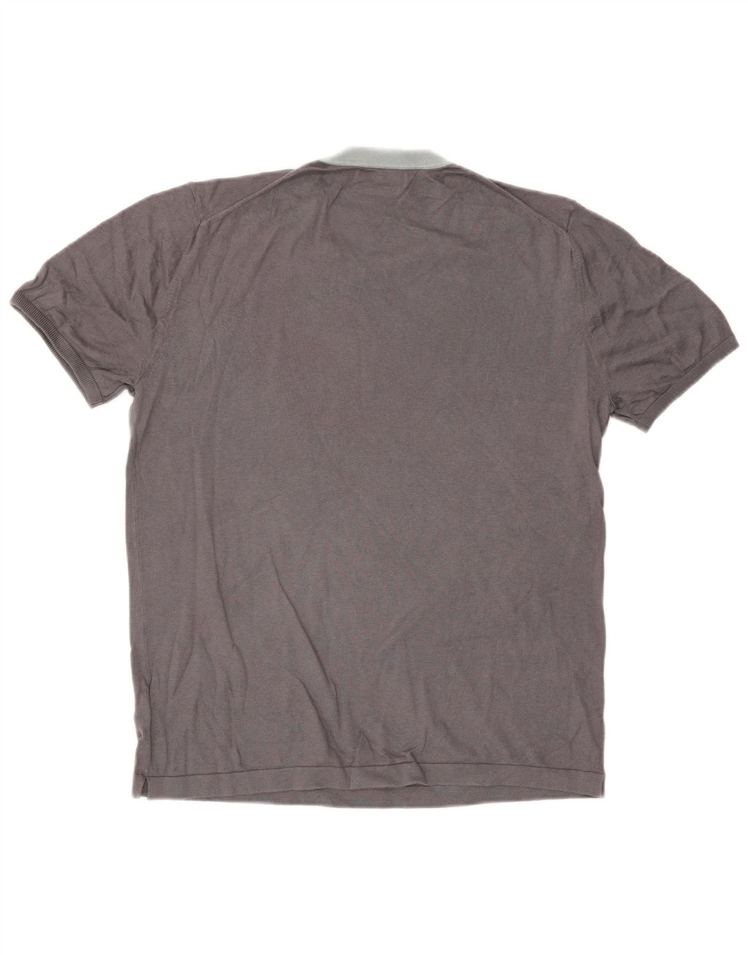 Marks & Spencer Herre Autograph T-Shirt Stor Grå Bomuld
