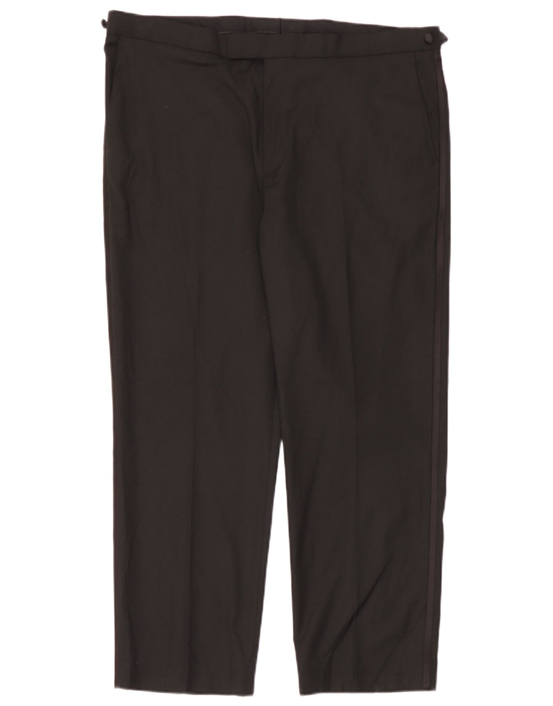Marks & Spencer Herre Regular Fit Suit Bukser W40 L29 Sort Polyester