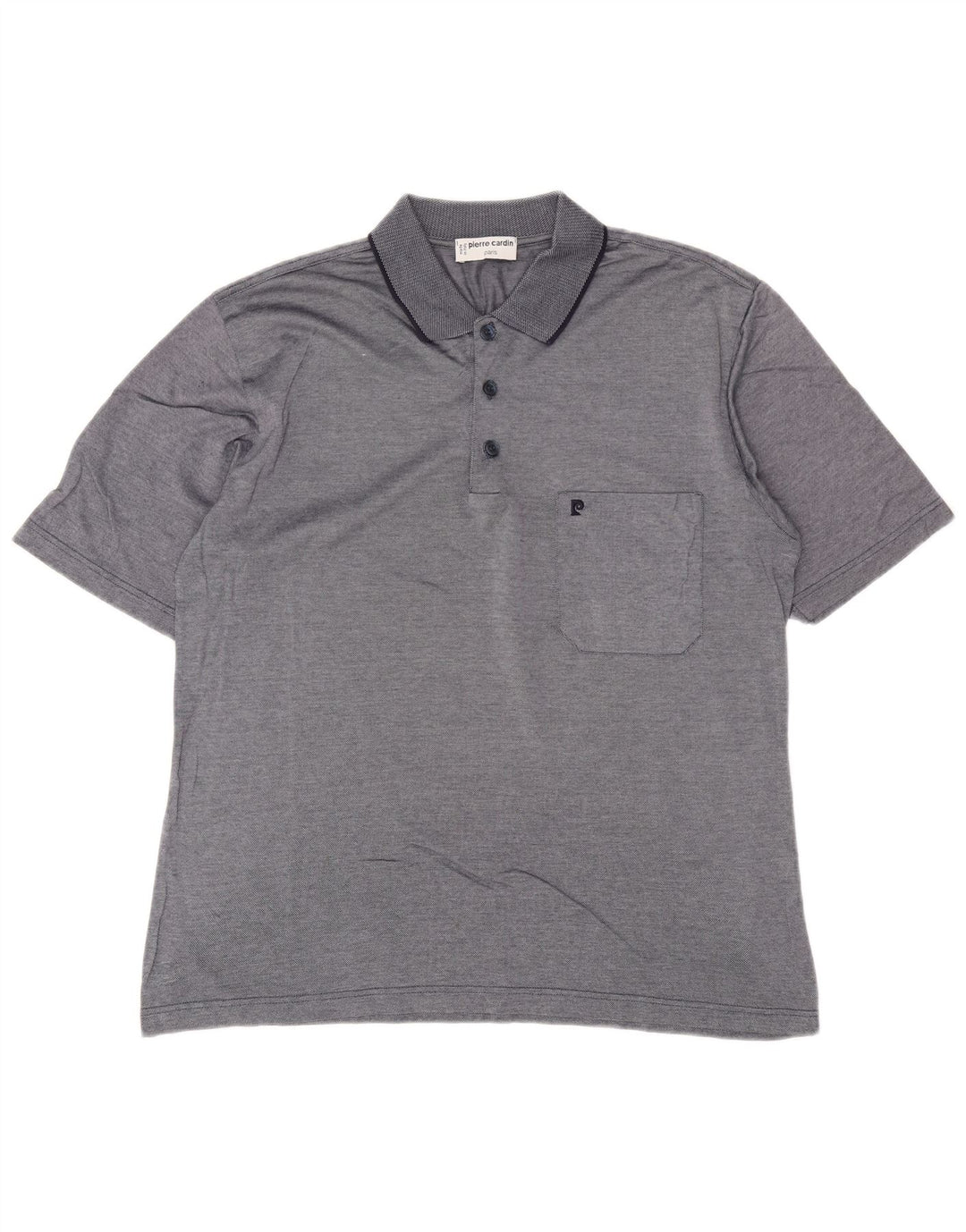 Pierre Cardin Polo Shirt til mænd IT 52 Large Navy Blue