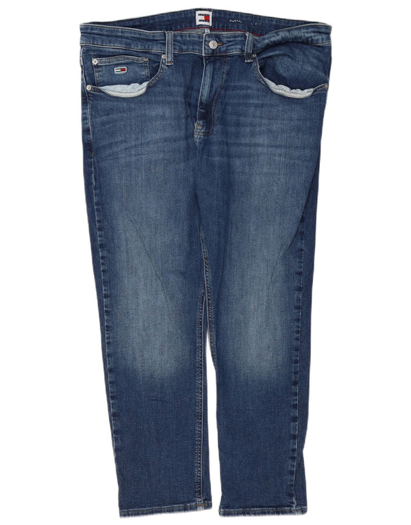 TOMMY HILFIGER Herre Austin Slim Jeans W38 L26 Blå Bomuld