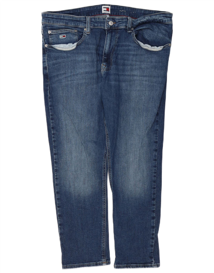 TOMMY HILFIGER Herre Austin Slim Jeans W38 L26 Blå Bomuld