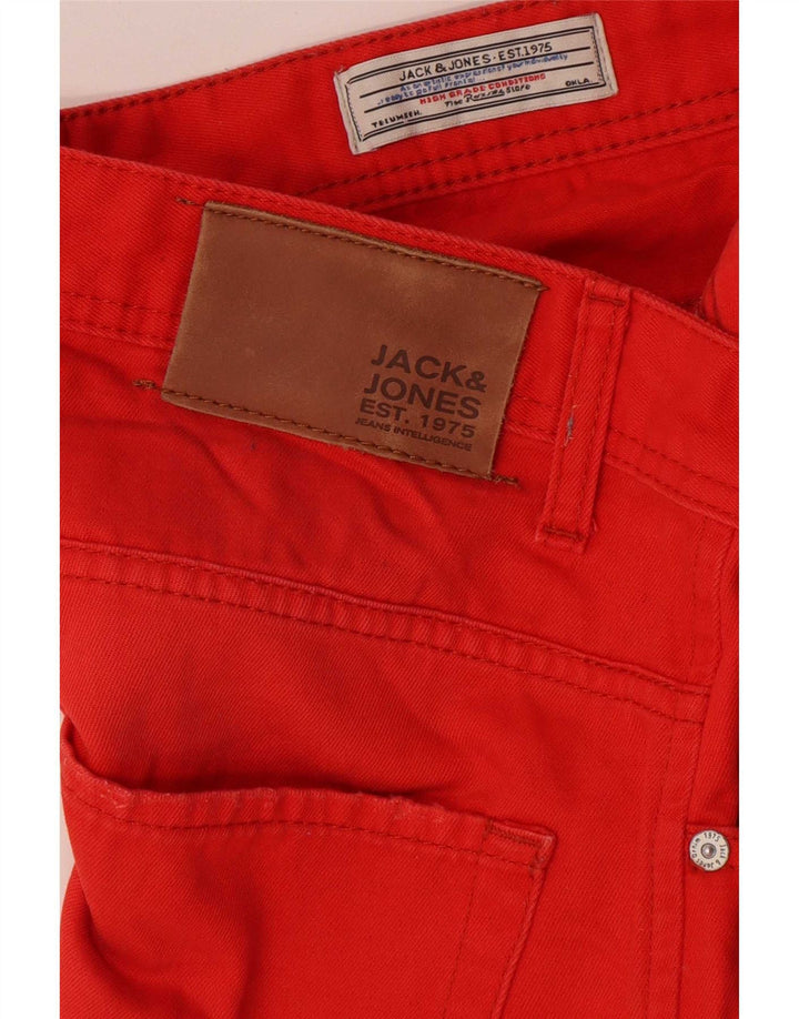 Jack & Jones Denim Shorts til mænd W32 Medium Rød