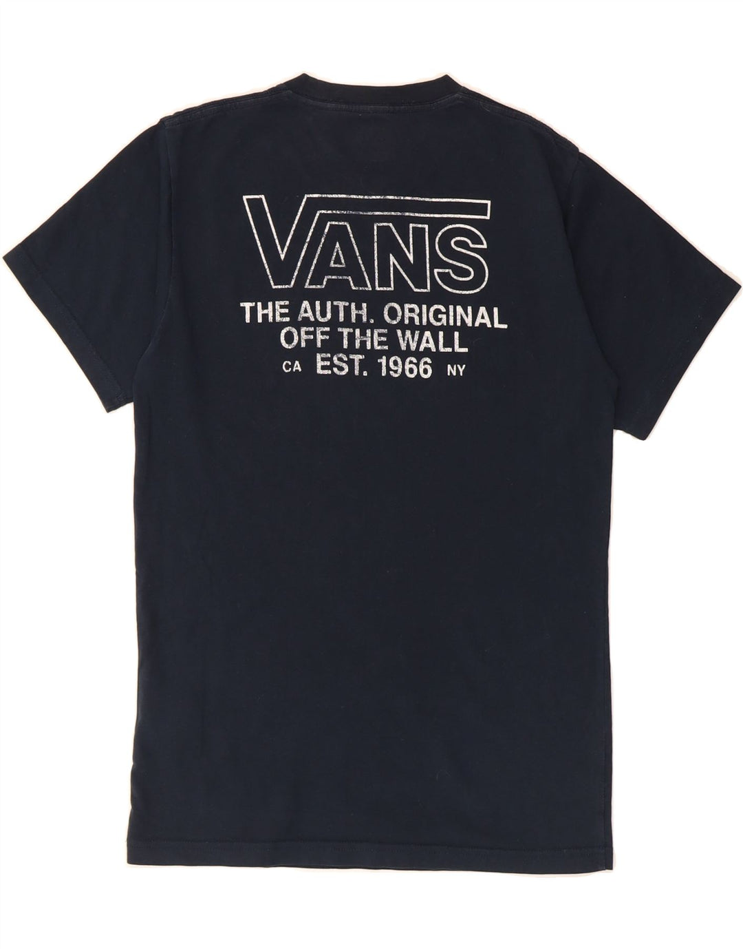 VANS Mens Graphic T-Shirt Top Small Navy Blue Cotton Vintage Vans and Second-Hand Vans from Messina Hembry 