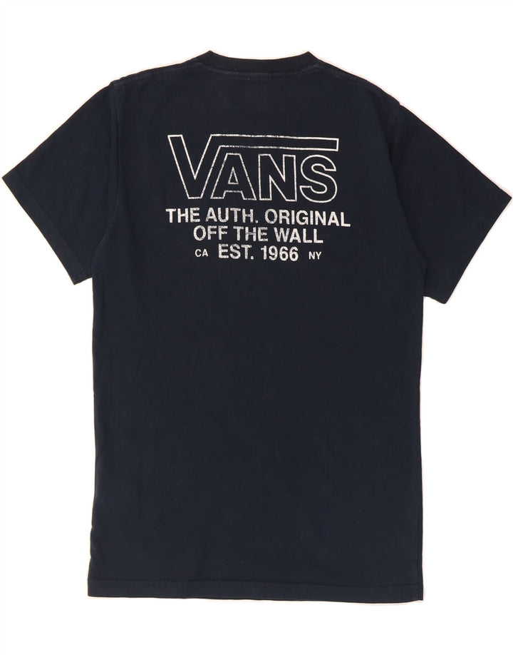 VANS Mens Graphic T-Shirt Top Small Navy Blue Cotton Vintage Vans and Second-Hand Vans from Messina Hembry 
