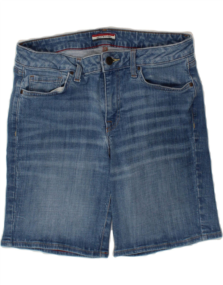 TOMMY HILFIGER Womens Denim Shorts US 8 Medium W32 Blue Cotton Vintage Tommy Hilfiger and Second-Hand Tommy Hilfiger from Messina Hembry 