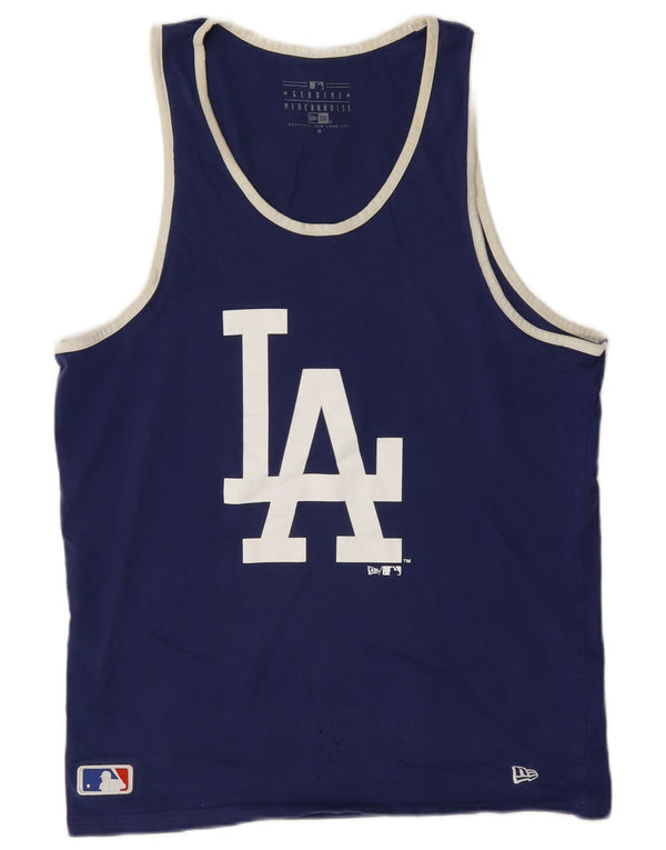 Ægte Merchandise Herre grafisk vest Top Medium Navy Blue