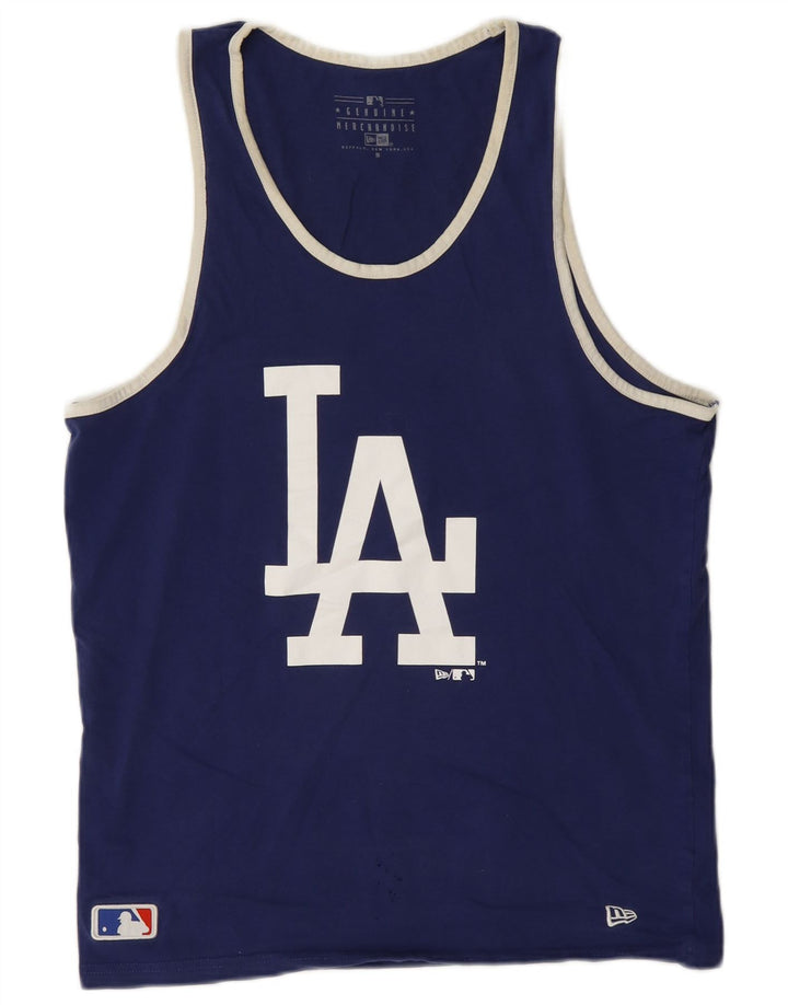Ægte Merchandise Herre grafisk vest Top Medium Navy Blue