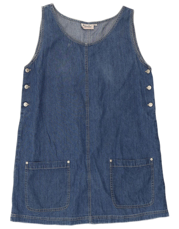 Peppercorn Dame Ærmeløs Denim Kjole UK 14 Large Blue