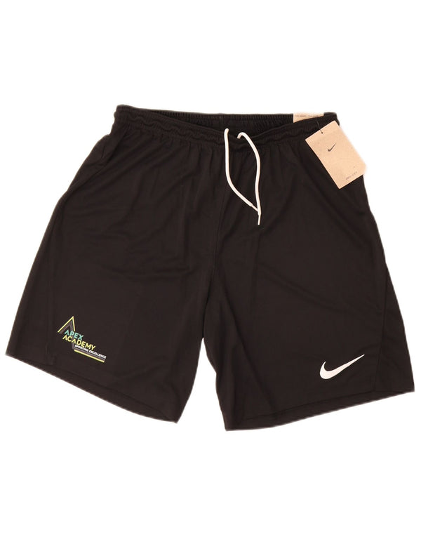 Nike Herre Dri Fit Slim Sportshorts Large Sort Polyester