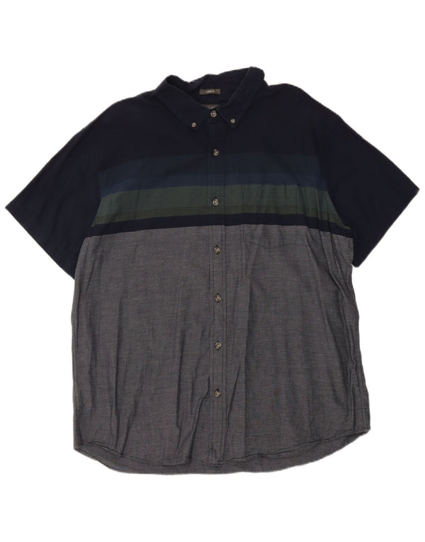 Eddie Bauer Kortærmet Herre skjorte med klassisk pasform XL Grå Colourblock Bomuld