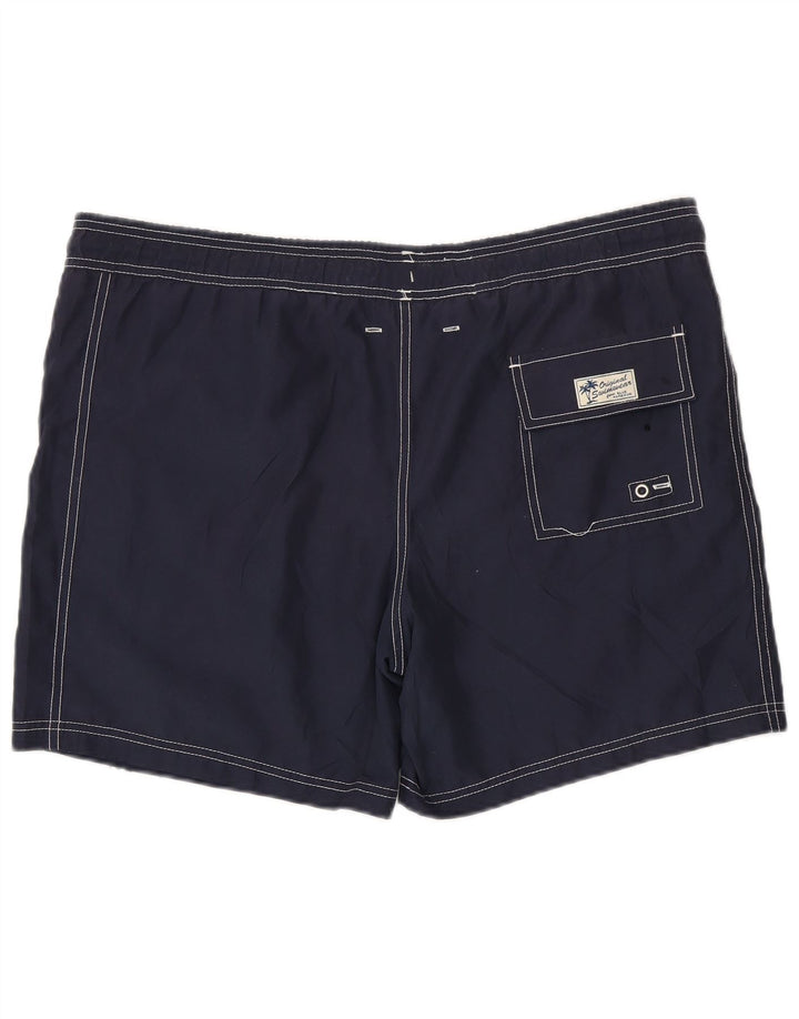 Marks & Spencer Badeshorts til mænd store marineblå polyester