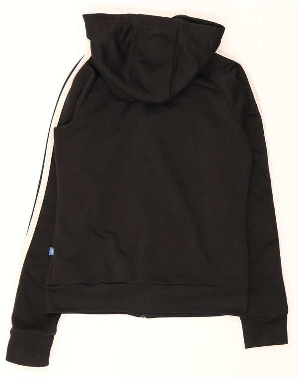 Adidas Dame Hættetrøje Sweater UK 8 Small Black Polyester