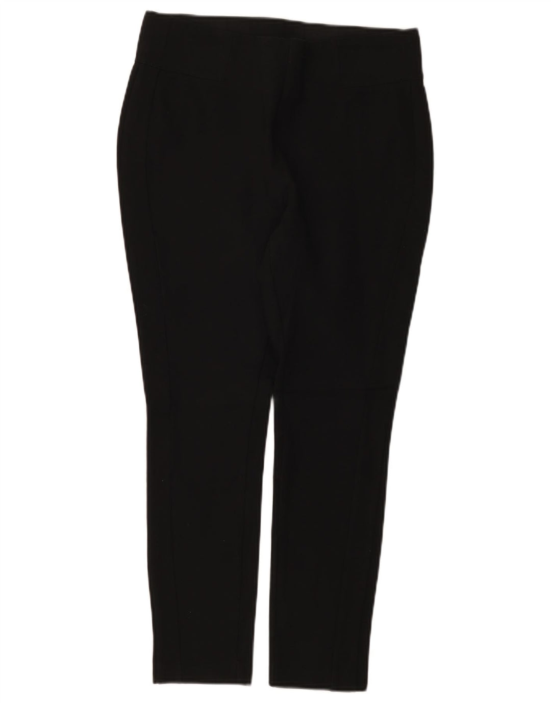 Marks & Spencer Dame Slim Cropped Trousers UK 12 Medium W30 L25 Black