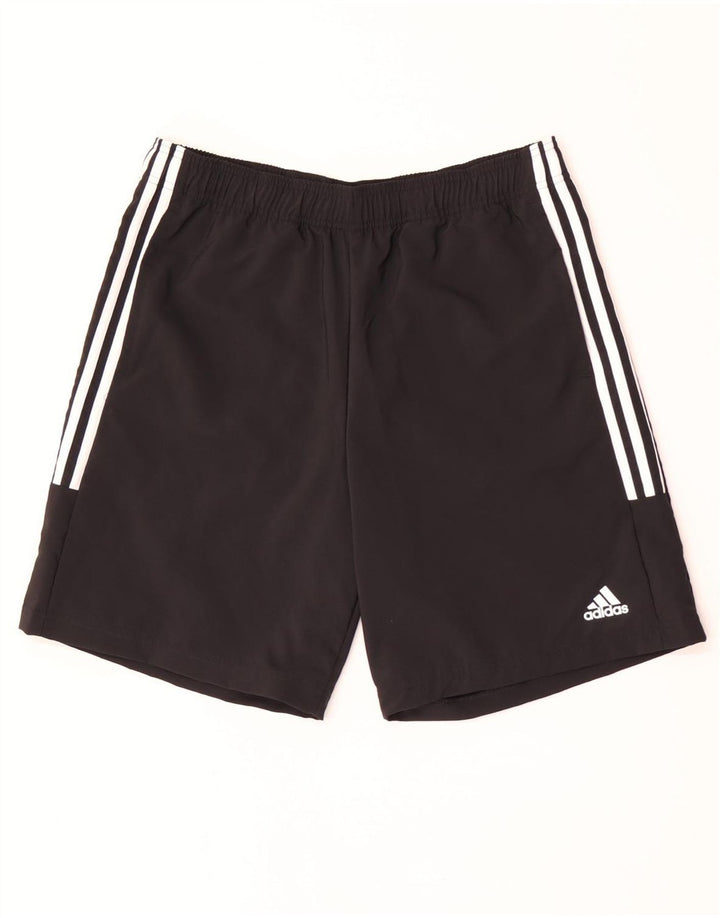 Adidas Sportshorts til mænd, store sorte polyester
